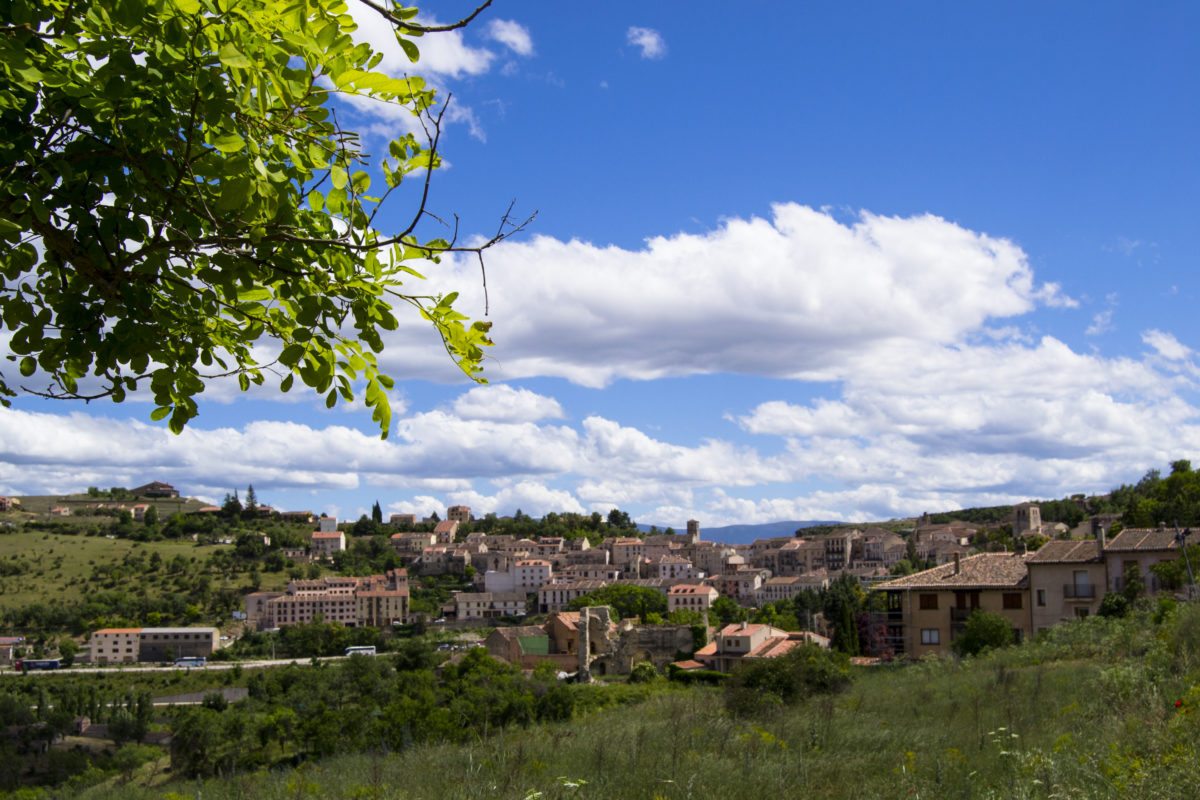 Vistas desde el Mirador de la Peña, en Sepúlveda, Segovia